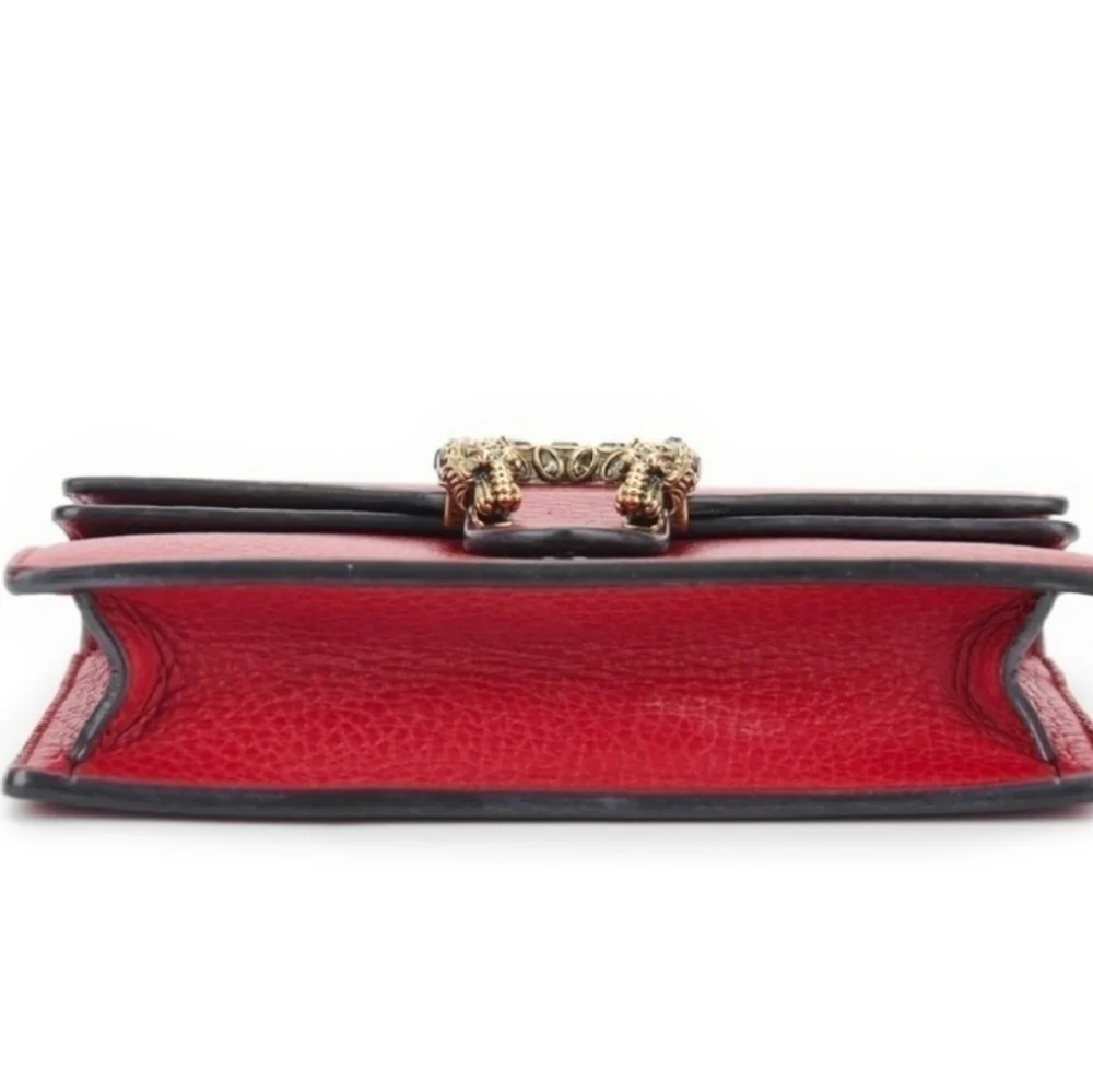 Authentic Gucci Dionysus Dark Red Super Mini Bag Shoulder - Picture 7 of 11